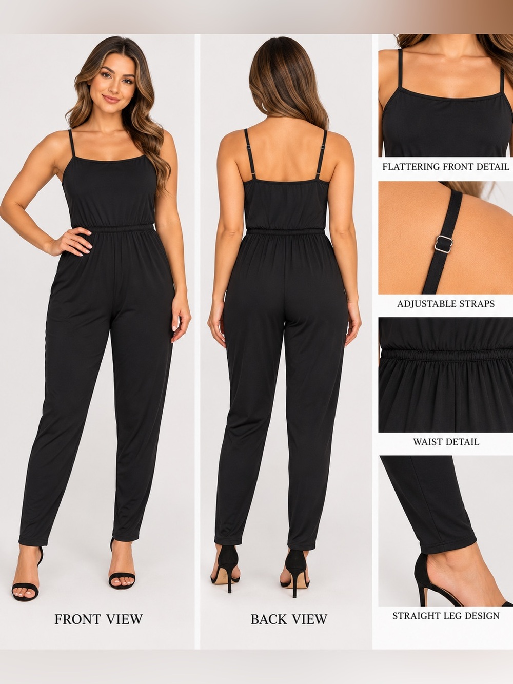 ANTHOLOGY CLASSIC JUMPSUIT - BLACK SIZE 18 (NEW WITH TAGS) A35
